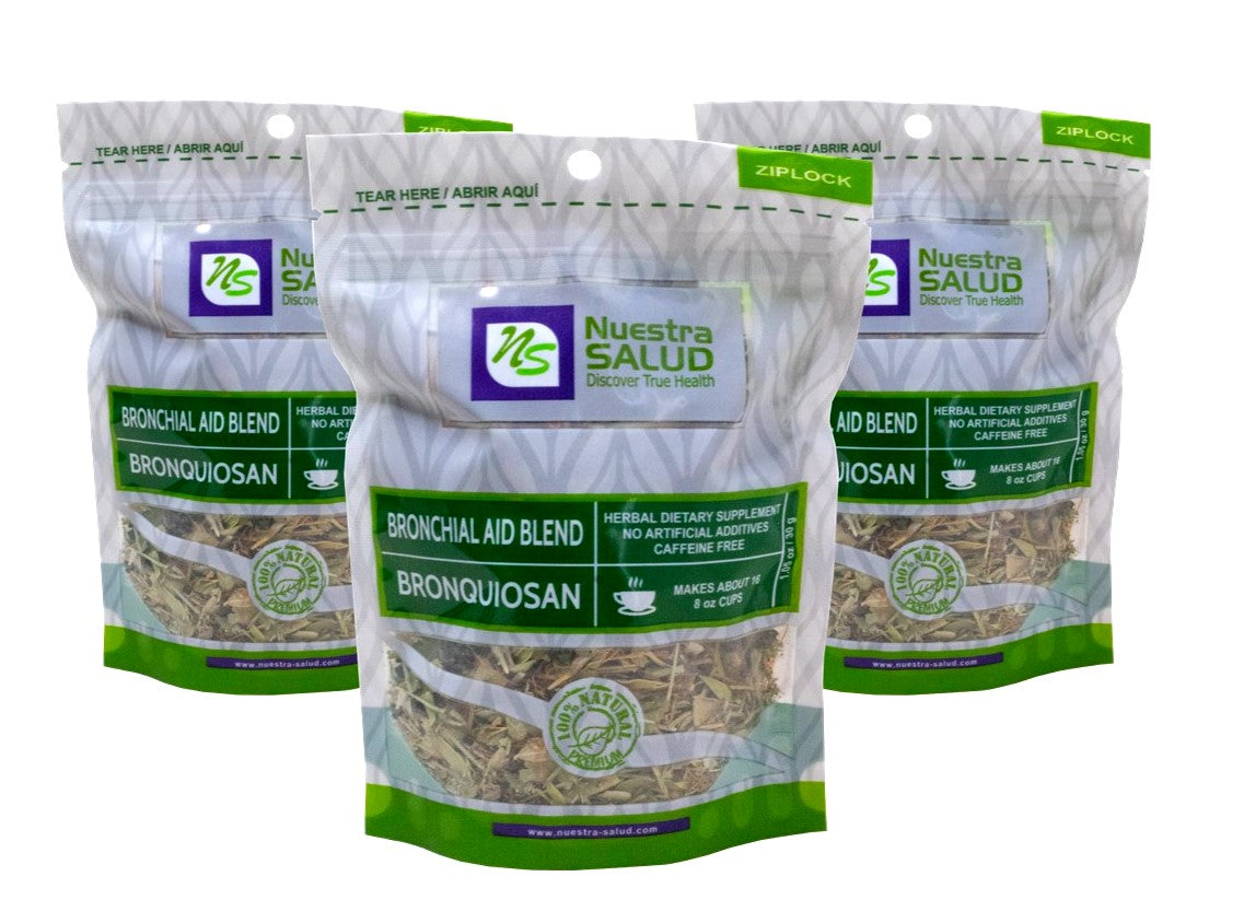 Bronchial Tea Blend Bronquiosan Herbal Infusion Value Pack - Flora Herbal Infusions