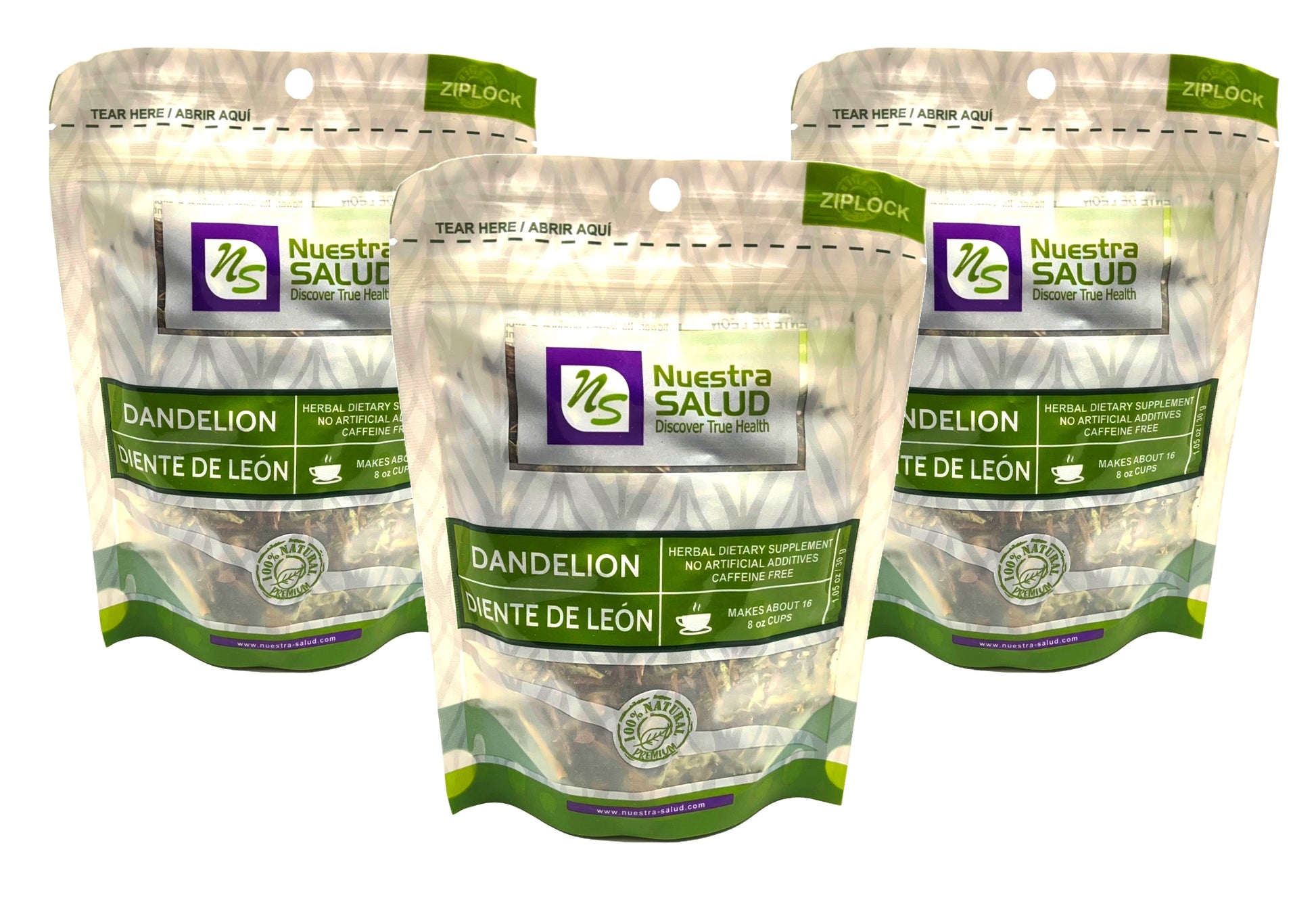 Dandelion Tea Diente De Leon Herbal Infusion Value Pack - Flora Herbal Infusions