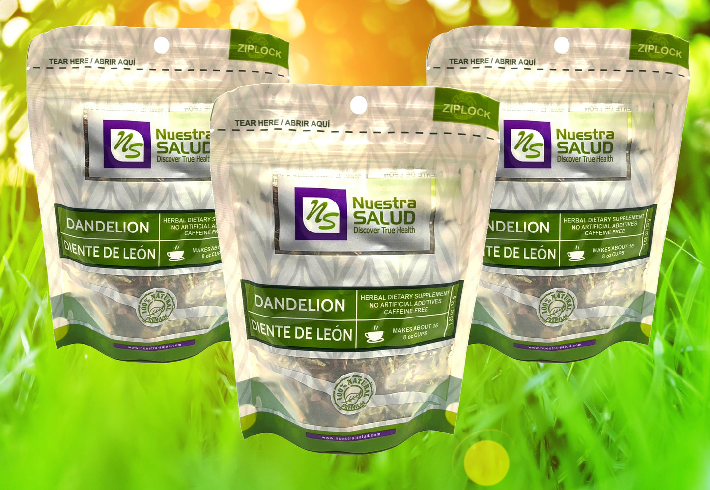 Dandelion Tea Diente De Leon Herbal Infusion Value Pack - Flora Herbal Infusions