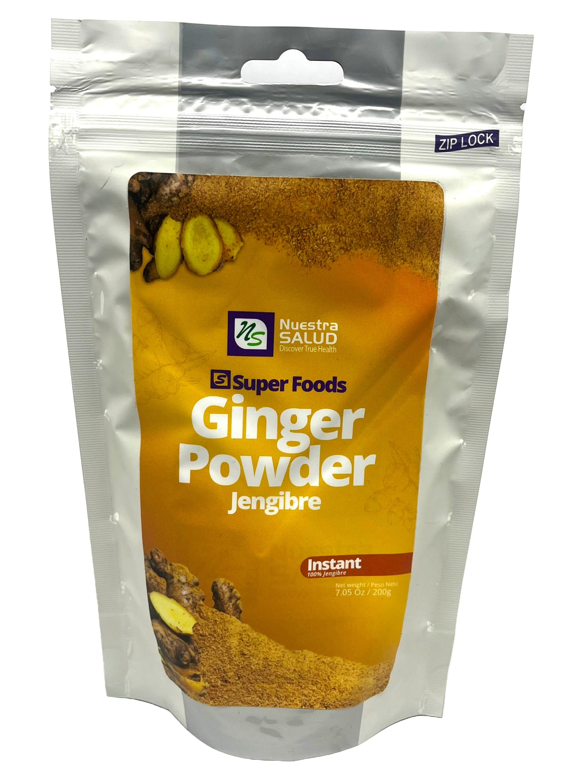 Pure Peruvian Ginger Powder Nature's Superfood (200g) - Flora Herbal Infusions