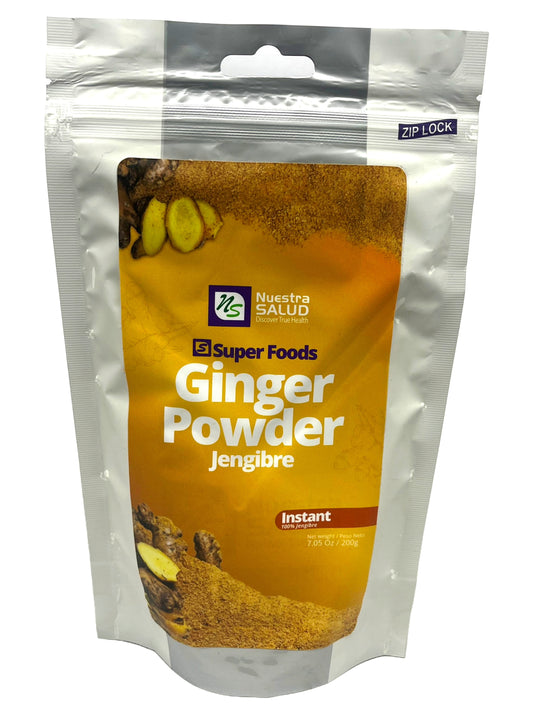 Pure Peruvian Ginger Powder Nature's Superfood (200g) - Flora Herbal Infusions