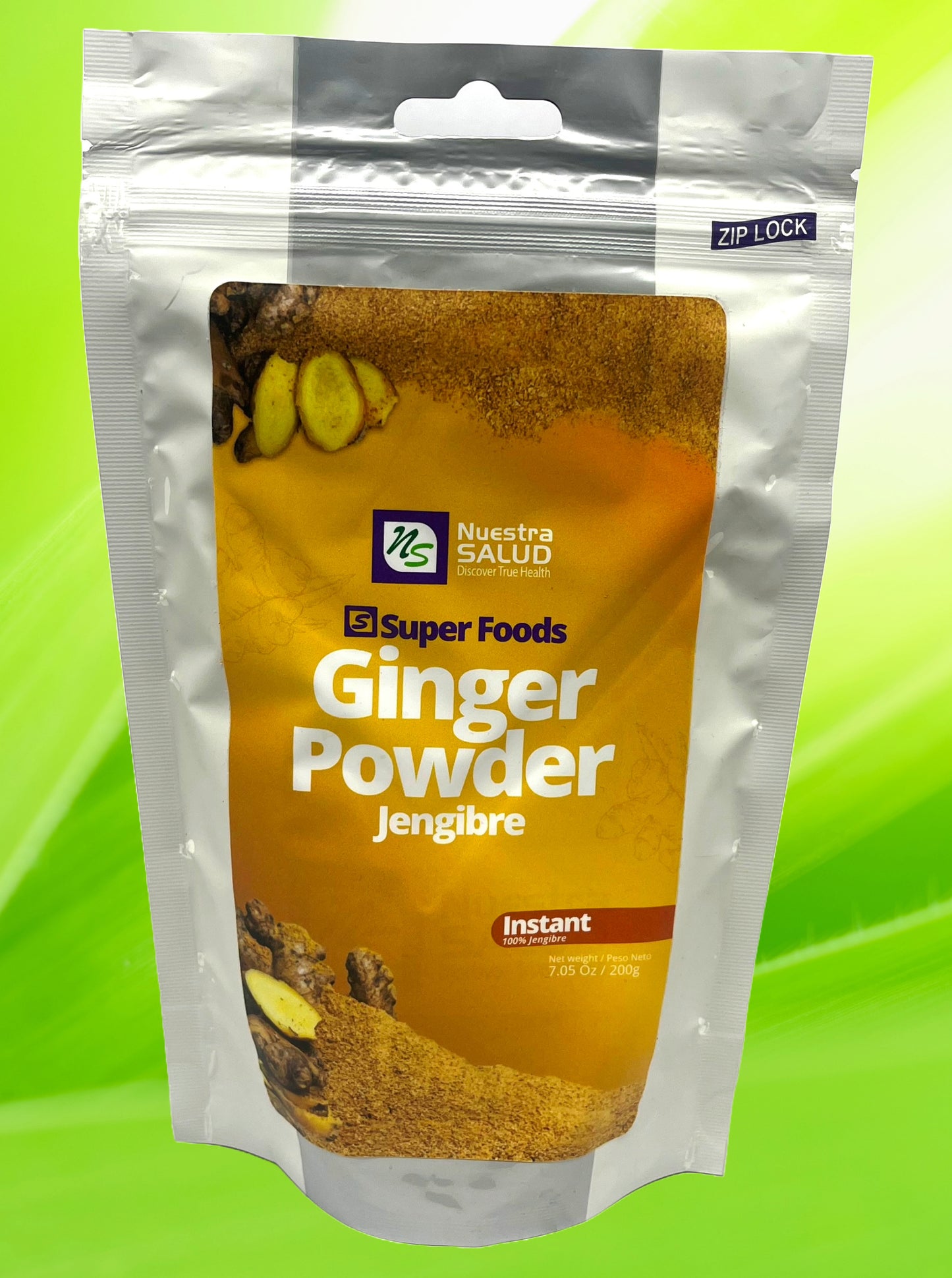 Pure Peruvian Ginger Powder Nature's Superfood (200g) - Flora Herbal Infusions