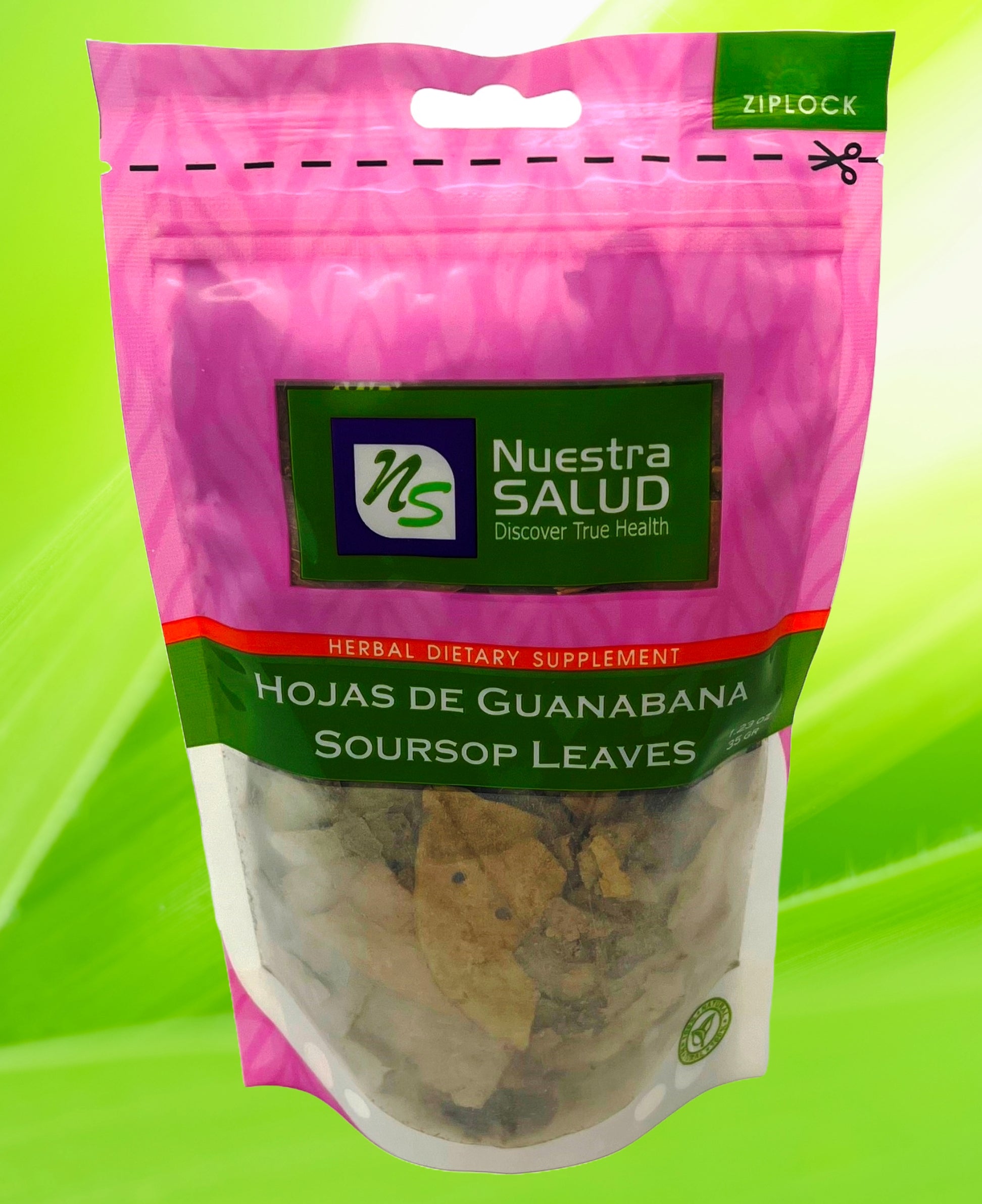 Soursop Tea Leaves Herbal Infusion Hojas De Guanabana Value Pack (35g-105g) Premium Silver Line - Flora Herbal Infusions