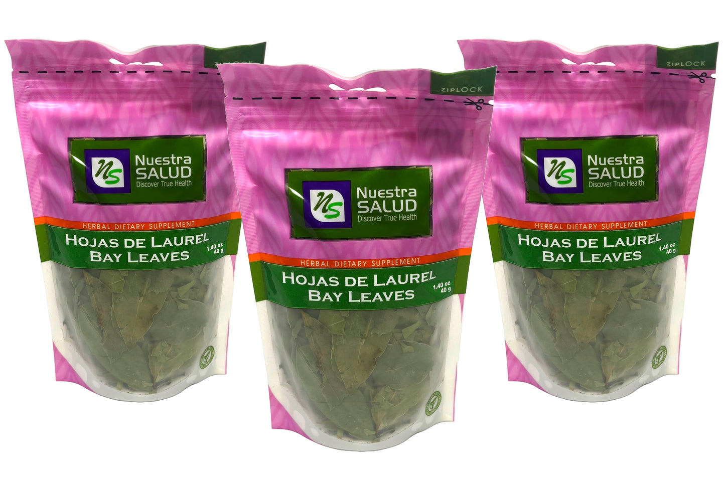 Bay Leaves Tea Laurel Herbal Infusion Value Pack (40g-120g) Premium Silver Line - Flora Herbal Infusions