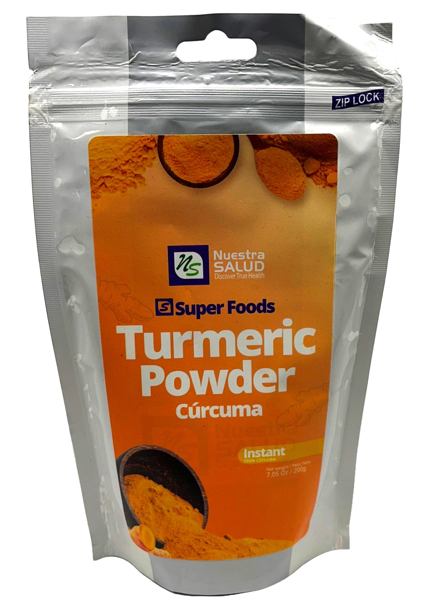 Pure Peruvian Turmeric Powder Golden Spice Magic Superfoods (200g) - Flora Herbal Infusions