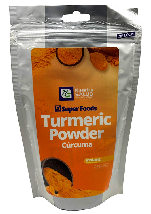 Pure Peruvian Turmeric Powder Golden Spice Magic Superfoods (200g)