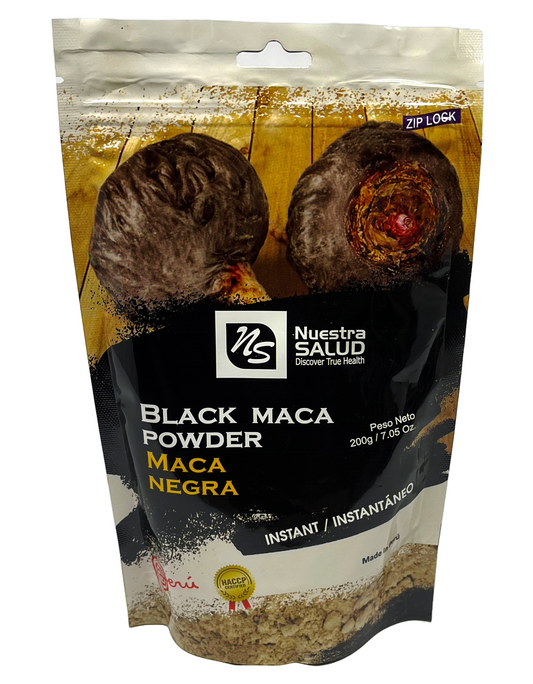 Unleash The Power of Peruvian Black Maca Root Powder Nature's Superfoods for Vitality (200g)