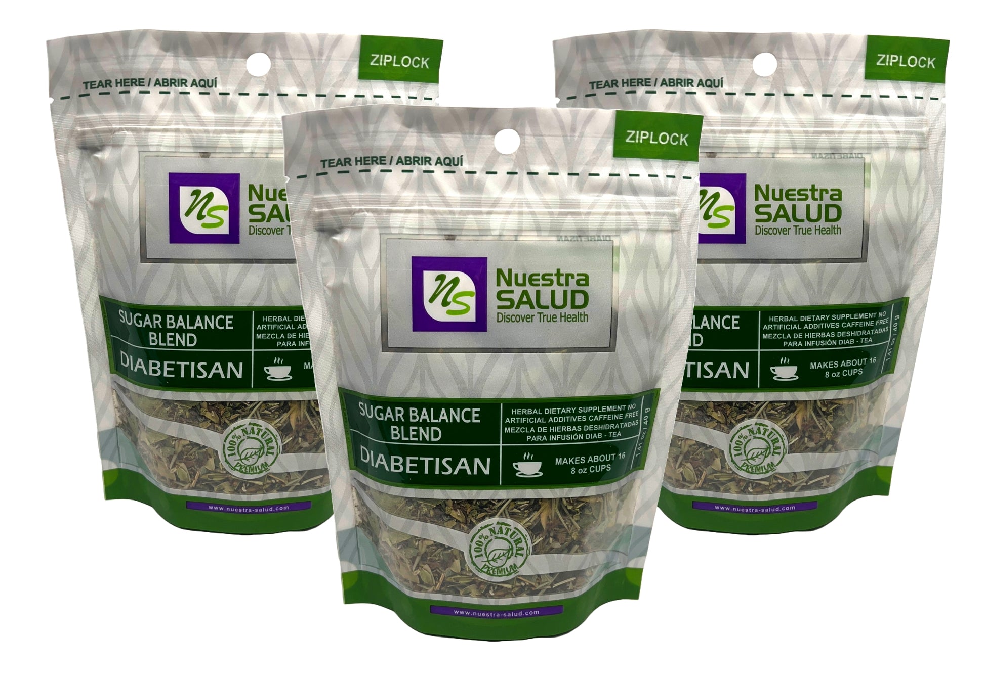 Sugar Balance Tea Blend Diabetisan Herbal Infusion Value Pack - Flora Herbal Infusions