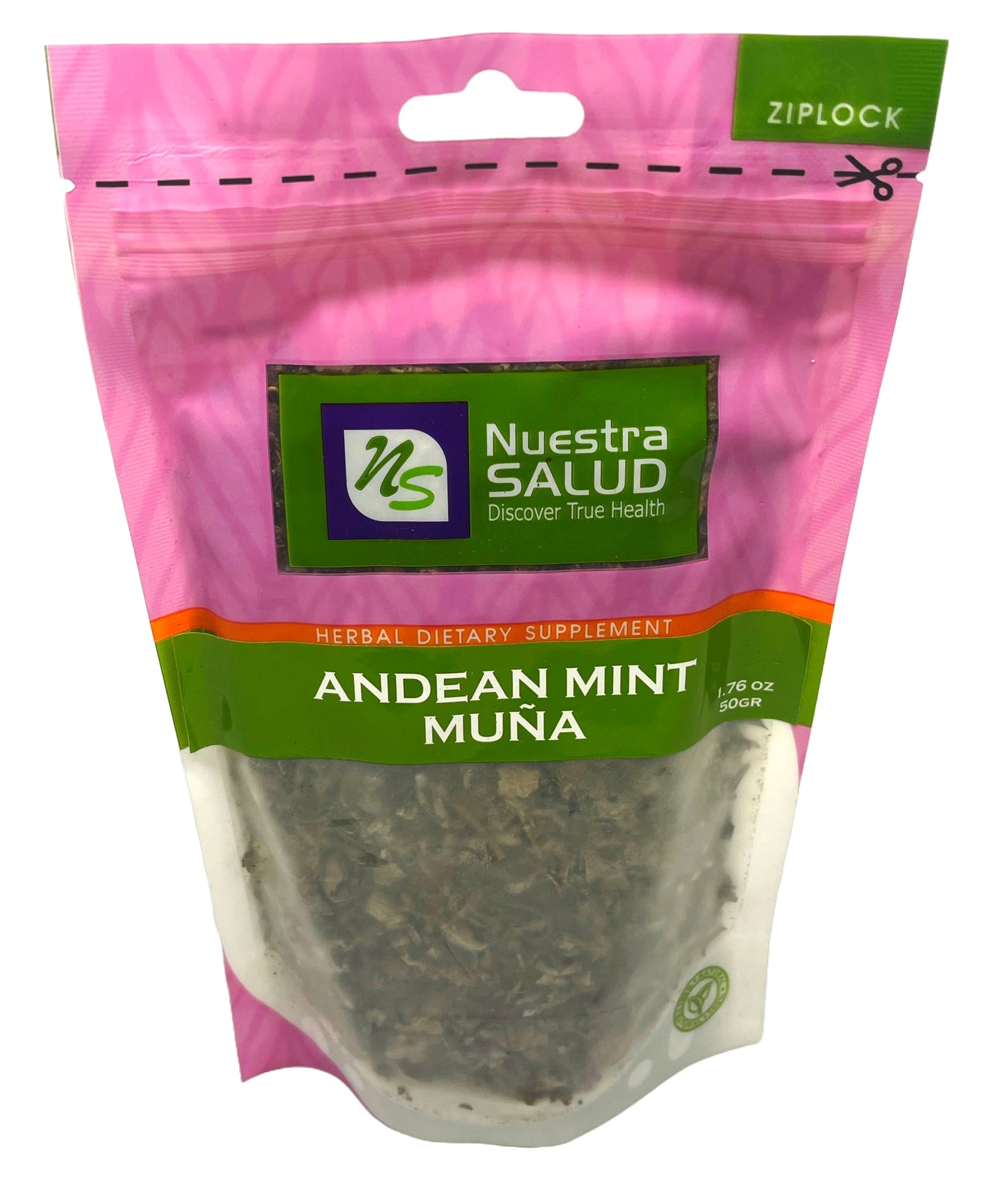 Andean Mint Tea Muña Herbal Infusion Value (50g) Premium Silver Line - Flora Herbal Infusions